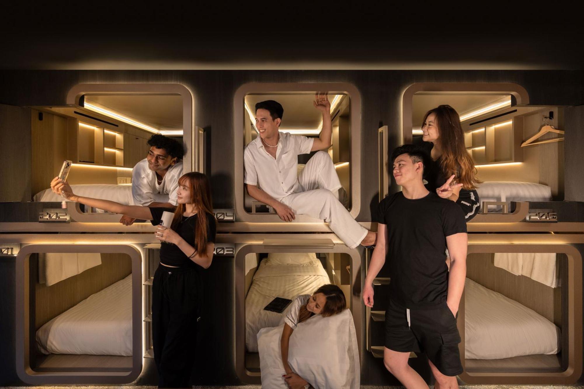 Cube Social Boutique Capsule Hotel At Boat Quay Σιγκαπούρη Εξωτερικό φωτογραφία